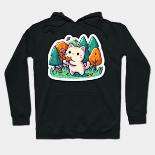 kitty in the woods Hoodie